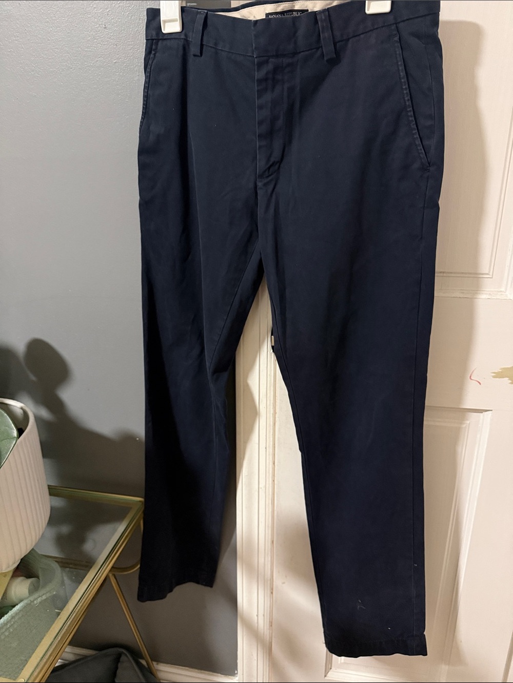 Banana Republic Men's Dark Navy Chinos